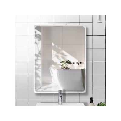 China Best Selling Minimalist Rectangle HD Environmental Explosion Proof Right Angle Frameless Mirror for sale