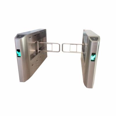 China Sound Light Weight Automatic Biometric Swing Gate Barrier Solutions Biomatric Swing Time Attendance System for sale