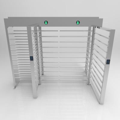 China Outdoor Or Indoor Automatic Double Turnstile Access Quality Full Height Barrier Gate Turnstile for sale