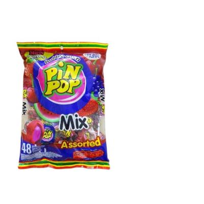 China 21g normal Pin Pop Lollipop with gum filled for sale