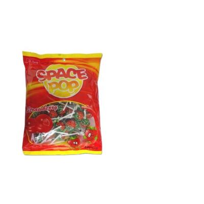 China Natural strawberry lollipop candy for sale