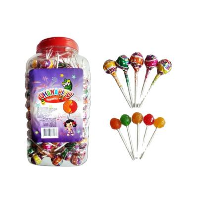 China Natural assorted fruit lollipop candy for sale