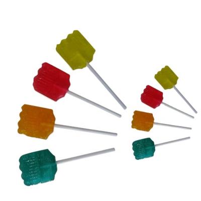 China Shaped Natural Brush Paint Lollipop Candy for sale