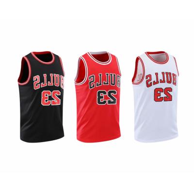 China 2022 Newest Design High Quality Basketball Jersey Breathable Custom Wear White Color Men Uniform Shirts for sale