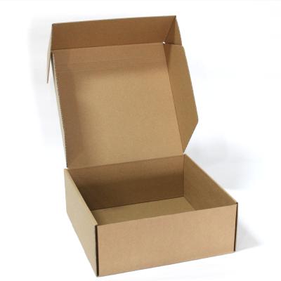 China Recycled Materials Corrugated Customized Logo Brown High Strength Corrugated Box Wholesale Shipping Packaging for sale