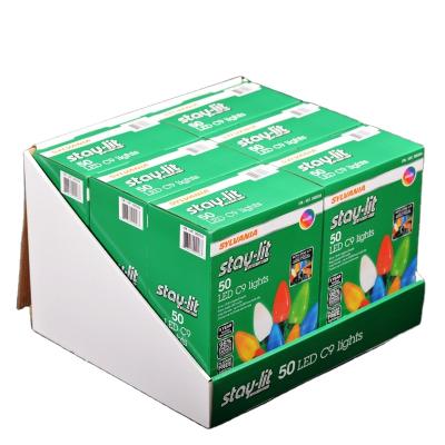 China Recycled Materials Manufacturer Custom Logo High Quality Market Corrugated Box Display Boxes Cardboard for sale