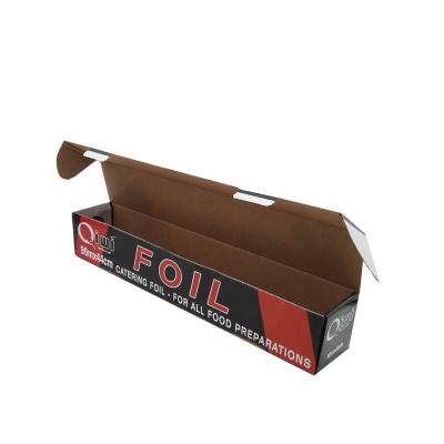 China Food Package Roll Makers Custom Logo Aluminum Foil Paper Food Packaging for sale