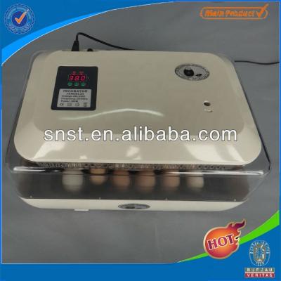 China Farms 24 egg chicken incubators, working indicator lights, automatic temperatures and humidities. for sale