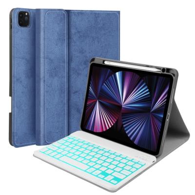 China High Quality Shockproof Hot Selling Tablet Keyboard Covers Pen Holder For ipad pro 2020/2021 Skin Feeling Cases for sale