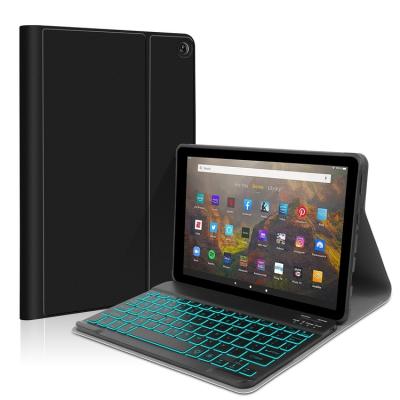 China Shockproof Manufacturer Wholesale Width Size 10.1 Inch Tablet Shockproof Hard Case With Keyboard For Amazon Fire HD10 for sale