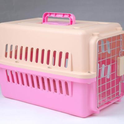 China Wholesale Custom Sustainable Durable Pet Carrier Outdoor Portable Airline Pet Cage for sale