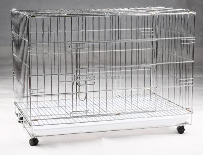 China Viable hot sale dog cage with wheel 78X41.5X47 cm (best quality, direct factory, low price, fast delivery) for sale