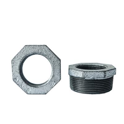 China Professional Gas/Oil/Water Supplier Galvanized Malleable Cast Iron Pipe Fittings Hex Nuts Common Water Pipe for sale