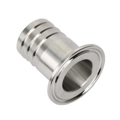 China Reasonable Price Product Tri Clamp General Sensitive Hygienic Stainless Steel Pipe Coupling Fittings for sale