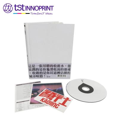 China Music CD / DVD Movie Customized CD Hardcover Music Digibook Set With DVD Size Packaging for sale