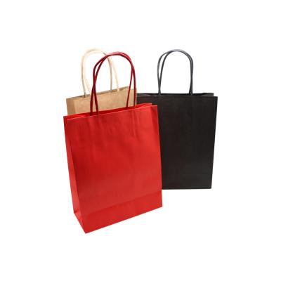 China Recyclable Twisted Handle Kraft Paper Shopping Bag For Shopping / Promotion / Gift for sale