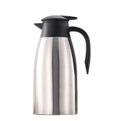 China 304 Stainless Steel 2.0L InsulatedWith Dust Cover PORTABLE Coffee Bottle Vacuum Kettle for sale