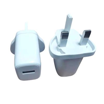 China Ali Baba Usb Portable Phone Charger 5V 2.4A Mobile Phone Charger Single Good Quality Adapter 12W UK Plug UK for sale