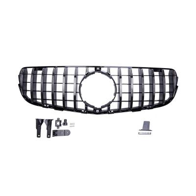 China 30pcs Hot Sale High Quality Black GTR Style Front Grille W205 For Mercedes Benz CGL W253 GLC300 GLC350 2015-2019 for sale