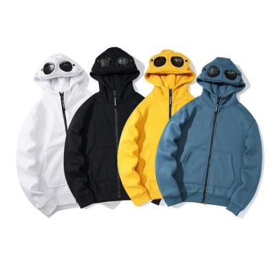 China Anti-wrinkle CP Glass Jacket Men Women Cotton Hooded Sunscreen Long Sleeve Hooded Jacket for sale