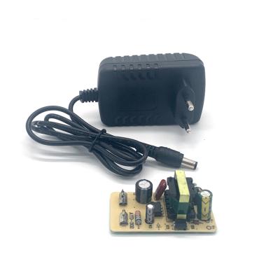 China US/EU plug adapter model DC 12V 2A to AC 100-240V power adapter charger for wireless surveillance camer//TV router set top box 302-12V2A for sale