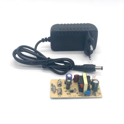 China Wall Mount 100V 240V Power Supply EU 12V 1Amp DC Power Adapter 12V 1A Adapter For CCTV Christmas LED Strip 1210-12V1A for sale