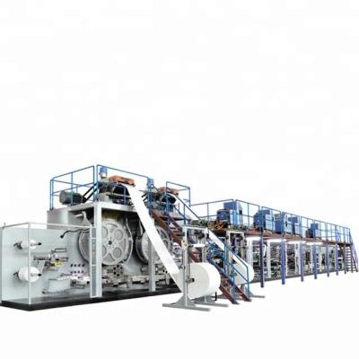 China Factory Full Servo Baby Diaper Making Machine And Making Production Line for sale