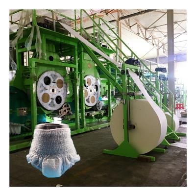 China Factory Disposable Incontinent Panty Adult Diaper Making Machine For Men / Women Machinery Manufacturer DNW for sale