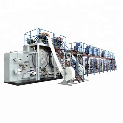 China Factory Semi Servo Disposable Adult Diaper Pad Machine Manufacturer for sale