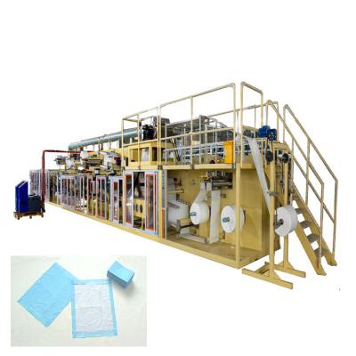 China Underpads Making Disposable Underpads Automatic Making Machine for sale