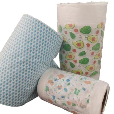 China Printed Breathable Lamination Film For Baby Diaper Blue Color for sale