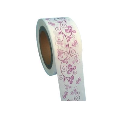 China Factory Printed Disposable Sanitary Napkin Pads Color Release Plain Weave Paper for sale