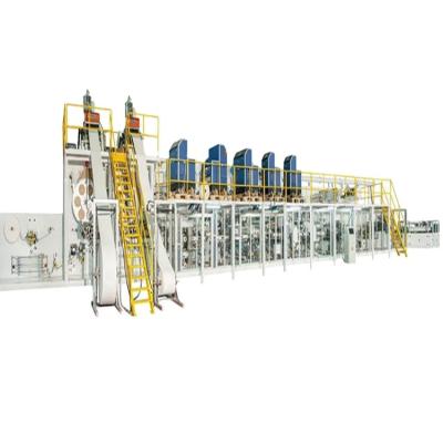 China Factory Quality Semi Automatic Diaper Making Machine And Diaper Packing Machine for sale