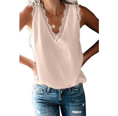 China Designable QUICK DRY Latest New Arrival Wholesale Women Lace Up Crop Summer Tank Top for sale