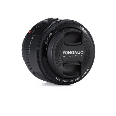 China YONGNUO Original YN50 Millimeter 50mm Lens F1.8 Camera Lens For Canon For Nikon DLSR 52.0*68.0mm Camera Lens for sale