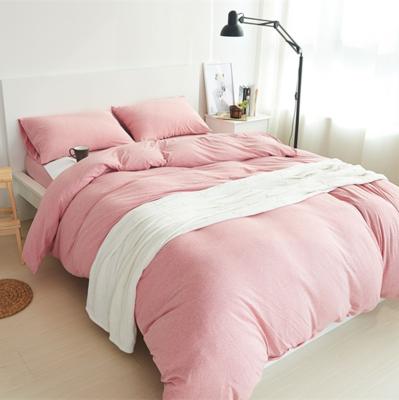 China Nondisposable China Supplier Fabrics Textiles 100%cotton Jersey Bed Sheet Fashionable Bed Linen for sale