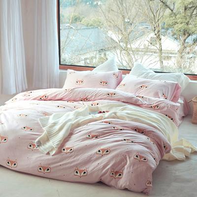 China Nondisposable printed pattern and 100% cotton fabric 100% cotton material for bed sheets for sale