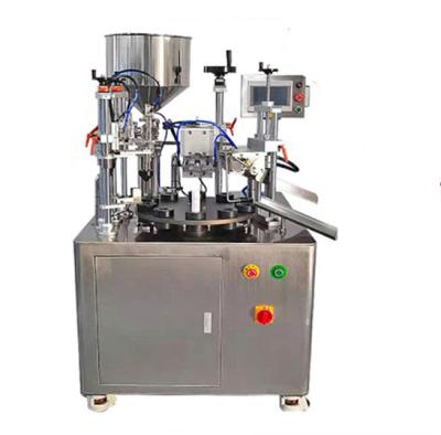 China Finest Liquid / Paste Price Factory Directly Supply Semi Automatic Plastic Toothpaste Tube Filling And Sealing Machine for sale