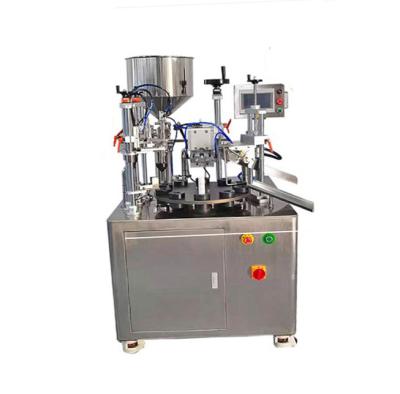 China Aluminum Hose Cream Hair Dye Tube Glue Filling Face Skin Care Machines Milk Toothpaste Wash Filling And Sealing Machine for sale