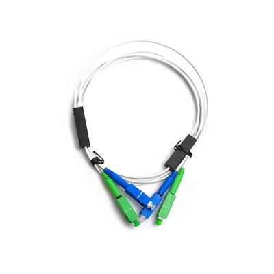 China FTTH Fiber Optic Cable Price Per Meter FTTH 1 2 4 Core Indoor GJXFH for sale