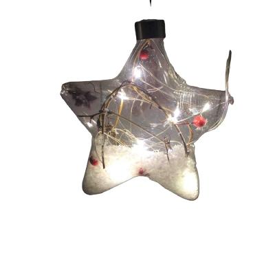 China 2023 Unlimited New Led Star Light Glass Decoration For Christmas Tree Christmas Decoration Christmas Item Type Ornament for sale