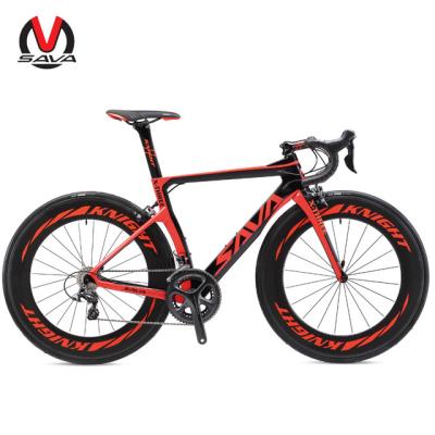 China SAVA Carbon Fiber Frame Road Carbon Fiber Bike 700C 22 Speed ​​Carbon Road Bike Bicycle In Full Carbon Road Running Bike For Adults for sale