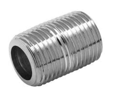 China SS 304 & 316 Narrow Nipple Nipple Male X NPT Male Thread High Pressure Fittings Size 3000/6000/9000 1/16 - 2 NPT Thread Bsp/bspt/metric for sale