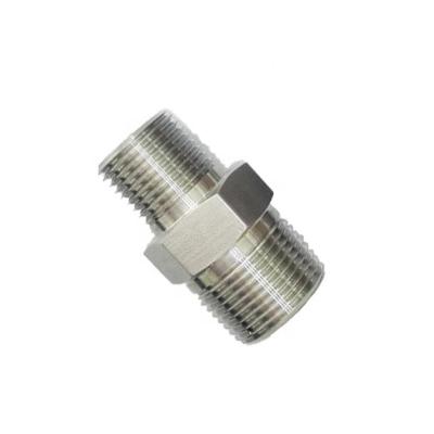 China SS 304 & Hex 316 Reducing Nipple Nipple Male X NPT Male Thread Connection Couplings High Pressure Adapters 304/316 Stainless Steel Pipe Fitting for sale