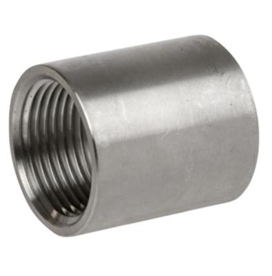 China & 304; 316 SS Threaded Full Coupling NPT-to-NPT Forged Pipe Directly Coupling Stainless Steel Fittings Stainless Steel Threaded Coupler for sale