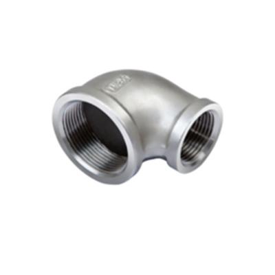 China SS 304 Stainless Steel Tube Pipe 90 Degree Reducing Reducer Street Elbow Threaded Welded for sale