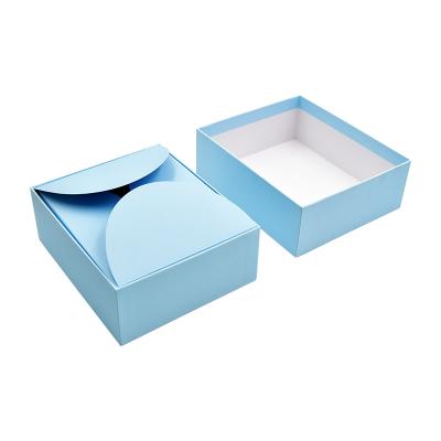 China Recyclable Custom Cosmetic Gift Paper Packaging Boxes Lid And Base Bottom Box for sale