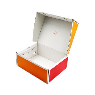 China Recyclable Eco Friendly Kraft Custom Corrugated Mailer Shoes Packaging Box Printing for sale