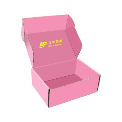 China Recyclable Custom Printed Kraft Paper Corrugated Cardboard Gift Box Paper Packaging Box for sale