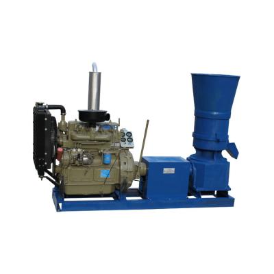 China Cheap Farms Animal Feed Pellet Making Machine With Diesel Engine For Sale for sale